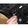 Plieninė 2mm variklio apsauga Mitsubishi Colt 2004-2009-; 1.3