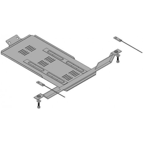 Plieninė 2mm greičių dėžės apsauga Subaru Legacy 4 BL/BP 2003-2009; tik 3,0