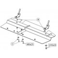 Plieninė 2mm variklio apsauga Mitsubishi Outlander 2003-2010; visi darbiniai tūriai