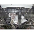 Plieninė 2mm variklio apsauga Mitsubishi Outlander 2003-2010; visi darbiniai tūriai