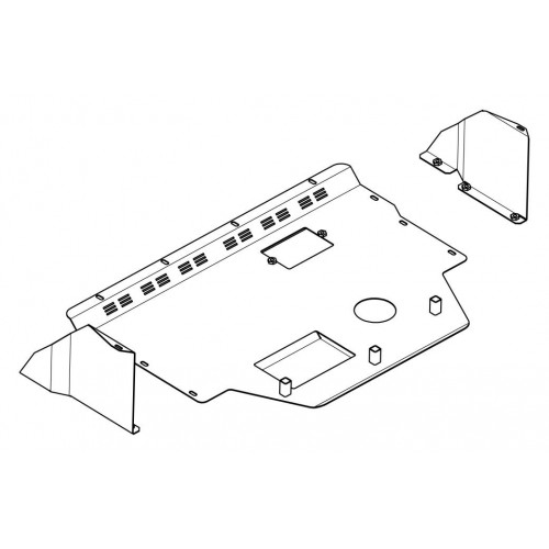 Plieninė 2mm variklio apsauga Citroen Jumper I 1994-2006; 2,0; 1,9D; 2,0D; 2,3D; 2,8D