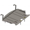 Plieninė 2mm radiatoriaus apsauga BMW 5 E60/E61 2003-2010; 2,0D; 3,0; 2,5; 3,0D