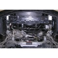 Plieninė 2mm radiatoriaus apsauga BMW 5 E60/E61 2003-2010; 2,0D; 3,0; 2,5; 3,0D