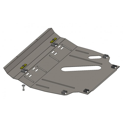 Plieninė 2mm variklio apsauga Toyota RAV 4 III 2005-2012; 2,0; 2,4; 2,5; 3,5