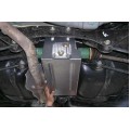Plieninė 2mm galinio diferencialo apsauga Subaru Forester 2002-2008; visi darbiniai tūriai