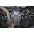 Plieninė 2mm galinio diferencialo apsauga Subaru Forester 2 SG 2002-2008; visi darbiniai tūriai