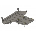 Plieninė 2mm variklio apsauga Audi A8 D3 2002-2010; 3.2; 3.7; 4.2