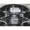 Plieninė 2mm variklio apsauga Audi A6 C6 2004-2011; visi darbiniai tūriai
