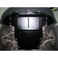Plieninė 2mm variklio apsauga Seat Exeo 2008-2013; visi darbiniai tūriai