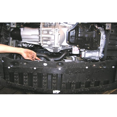 Plieninė 2mm variklio apsauga Nissan Note 2005-2013; 1,6; 1,5D