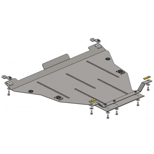 Plieninė 2mm variklio apsauga Acura TSX 2 2009-2014; visi darbiniai tūriai