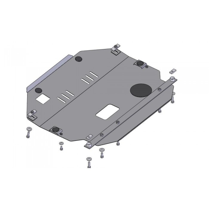 Plieninė 2mm variklio apsauga Chevrolet Captiva 2006-2011; 2.4 Plieninė 2mm variklio apsauga Chevrolet Captiva 2006-2011; 2.4