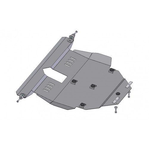 Plieninė 2mm variklio apsauga Toyota Corolla E14/E15 2006-2012; 1,8 automatinė pavarų dėžė/sedanas