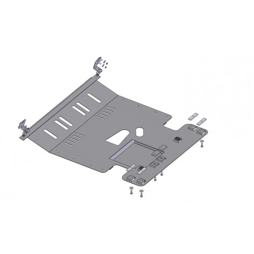 Plieninė 2mm variklio apsauga Citroen Jumper II 2007-2014; visi darbiniai tūriai