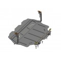 Plieninė 2mm variklio apsauga Seat Toledo 2004-2009; visi darbiniai tūriai