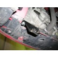 Plieninė 2mm variklio apsauga Toyota Yaris 2006-2010; visi benzininiai varikliai