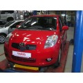 Plieninė 2mm variklio apsauga Toyota Yaris 2006-2010; visi benzininiai varikliai