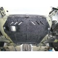 Plieninė 2mm variklio apsauga Opel Corsa C 2000-2006; visi darbiniai tūriai