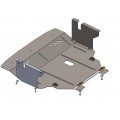 Plieninė 2mm variklio apsauga Renault Trafic 2001-2014; 1,9 D