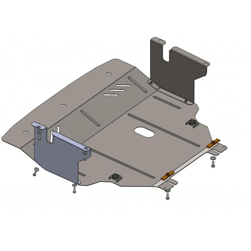 Plieninė 2mm variklio apsauga Nissan Primastar 2001-2014; 1,9 D