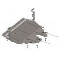 Plieninė 2mm variklio apsauga Volkswagen Polo 2001-2009; 1,4; 1,6; 1,8; 1,4D; 1,9D