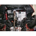 Plieninė 2mm variklio apsauga Volkswagen Polo 2001-2009; 1,4; 1,6; 1,8; 1,4D; 1,9D