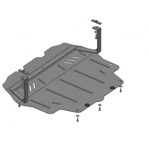 Plieninė 2mm variklio apsauga Volkswagen Passat B6 2005-2010; 1,4; 2,0 D; 2,0i Б