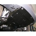 Plieninė 2mm variklio apsauga Volkswagen T-5 2003-; visi darbiniai tūriai