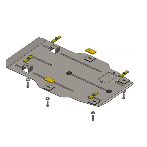 Plieninė 2mm variklio apsauga Chevrolet Camaro V 2009-2015; 3.6