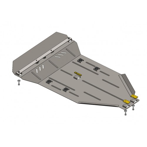 Plieninė 2mm variklio apsauga Mercedes-Benz Viano D W639 2004-2014; 2,0 CDI