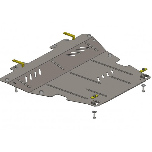 Plieninė 2mm variklio apsauga Nissan Kubistar 2007-; 1,6; 1,5 CDI
