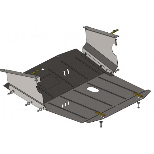 Plieninė 2mm variklio apsauga Nissan Interstar 1998-2010; visi darbiniai tūriai