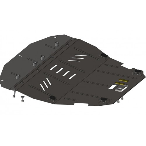 Plieninė 2mm variklio apsauga Citroen Evasion 1994-2002; 2,0 HDI