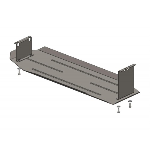 Plieninė 2mm kuro bako apsauga Mitsubishi L200 2006-2014; visi darbiniai tūriai