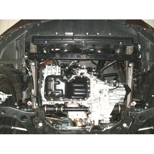 Plieninė 2mm variklio apsauga Mazda 3 2009-2013; visi darbiniai tūriai