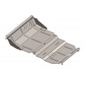 Plieninė 2mm variklio apsauga Mitsubishi L200 2006-2014; visi darbiniai tūriai