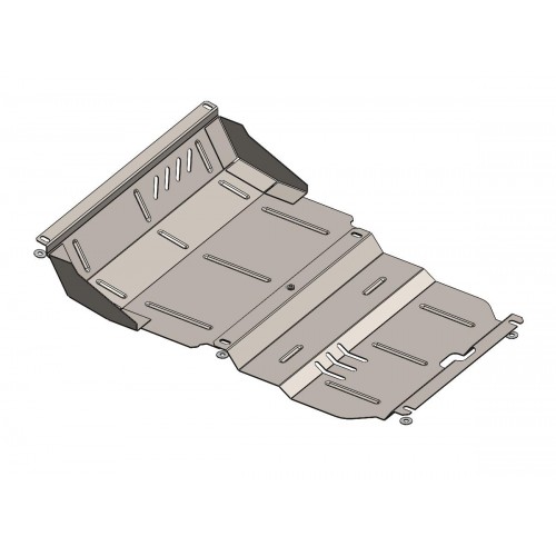Plieninė 2mm variklio apsauga Mitsubishi Pajero Sport 2008-2016; visi darbiniai tūriai