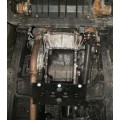 Plieninė 2mm greičių dėžės apsauga Mitsubishi L200 2006-2014; visi darbiniai tūriai; mechaninė
