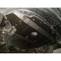 Plieninė 2mm variklio apsauga Skoda Superb I 2001-2008; iki 2,0; 2,0D