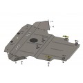 Plieninė 2mm variklio apsauga Skoda Superb I 2001-2008; iki 2,0; 2,0D