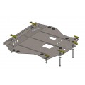 Plieninė 2mm variklio apsauga Nissan Juke 2011-2020; visi darbiniai tūriai