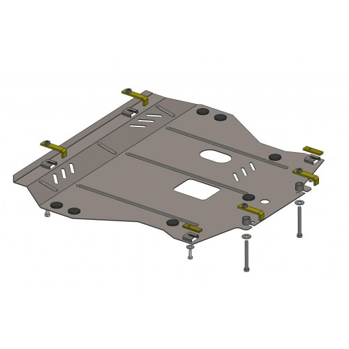 Plieninė 2mm variklio apsauga Nissan Juke 2011-2020; visi darbiniai tūriai