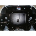 Plieninė 2mm variklio apsauga Chevrolet Aveo 2002-2012; visi darbiniai tūriai