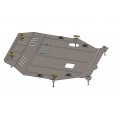 Plieninė 2mm variklio apsauga Mitsubishi Outlander 2012-2015; 2,0; 2,4; 2,2D