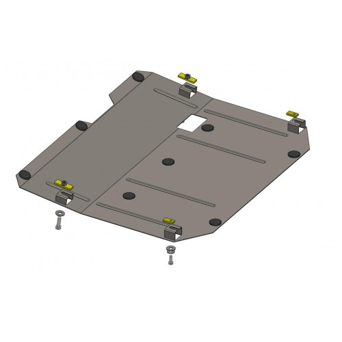 Plieninė 2mm variklio apsauga Chevrolet Captiva 2011-; 2,2 D