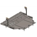 Plieninė 2mm variklio apsauga Skoda Octavia III A7 2013-2020; visi darbiniai tūriai