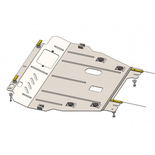 Plieninė 2mm variklio apsauga Renault Fluence 2012-; 2,0 i; 1,5 TDCI