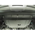 Plieninė 2mm variklio apsauga Hyundai Santa Fe nuo 2012