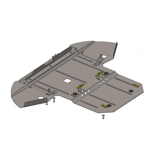 Plieninė 2mm variklio apsauga Audi A8 D3/4E 2002-2010; 3.0TDI