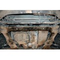 Plieninė 2mm radiatoriaus apsauga Nissan Qashqai+2 NJ10 2008-2014; visi darbiniai tūriai